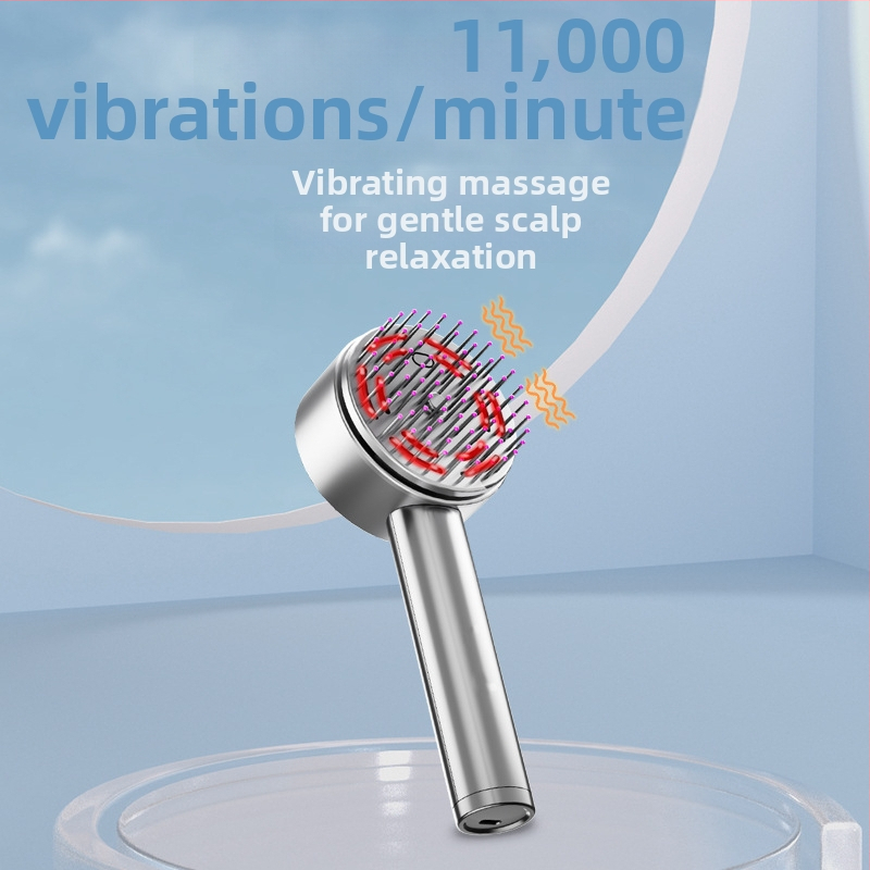 Pieptene de masaj cu spray multifuncțional XYT-0808 – calmarea scalpului, utilizare universală, greutate 470 g