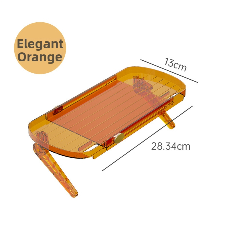 Plastový stolný úložný regál pre počítač/televízor – bez montáže, 1 vrstva, kreatívny úložný stojan pre router a set-top box