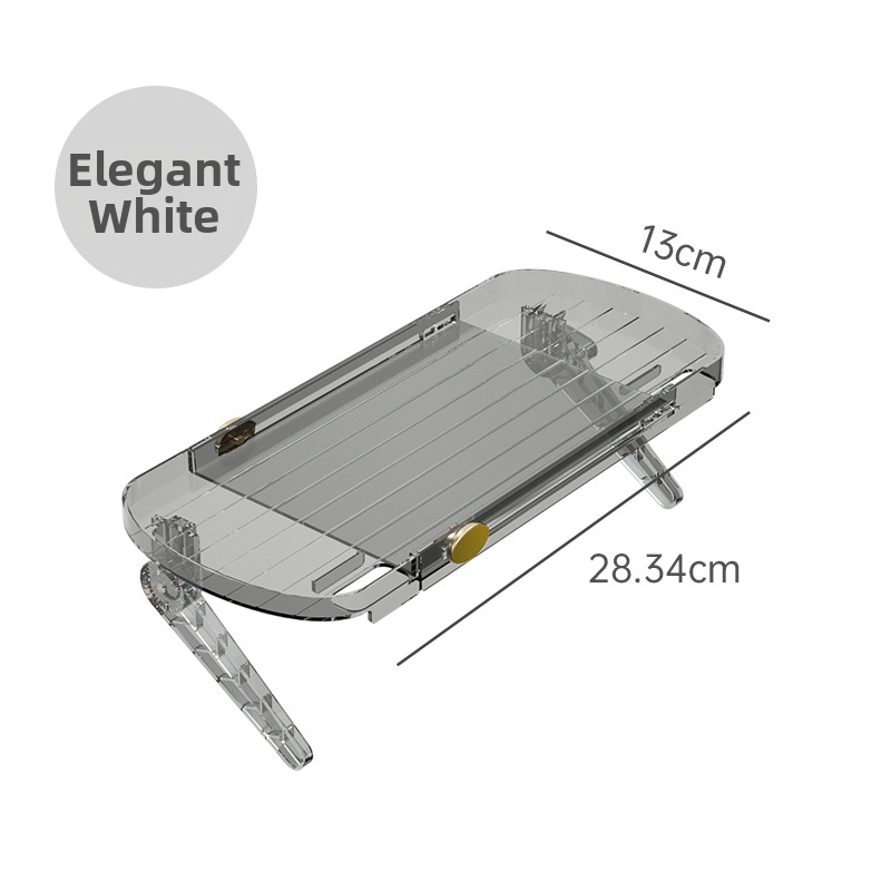 Plastový stolný úložný regál pre počítač/televízor – bez montáže, 1 vrstva, kreatívny úložný stojan pre router a set-top box