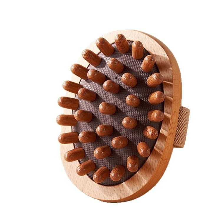 Masažni štapić – masaža za vrat s kuglastom glavom, Guan de; PP; 100 g; za zdravstvenu masažu, fitness i ljepotu