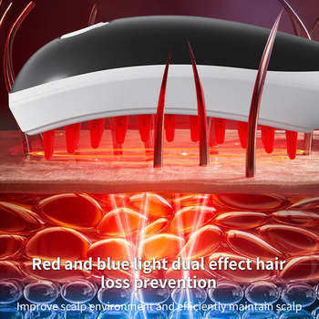 Masaj pentru cap cu alimentare USB, control prin buton, 3 trepte, vibrație - Zy-2501