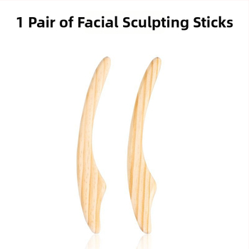 Veido skulptūrinė lazdelė su voleliu — neelektrinis veido masažo įrankis, 2025 metų modelis