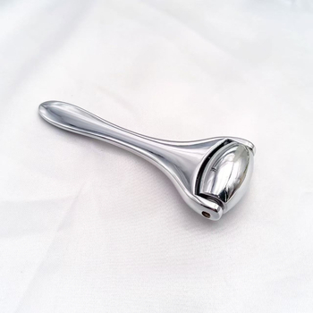 Rankinis metalinis akių kremo masažuoklis su lazdele kremui užtepti, masažo kamuolėlis, teigiamieji jonai, 1 greitis, namų naudojimui