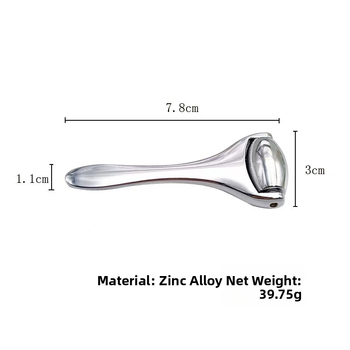 Rankinis metalinis akių kremo masažuoklis su lazdele kremui užtepti, masažo kamuolėlis, teigiamieji jonai, 1 greitis, namų naudojimui