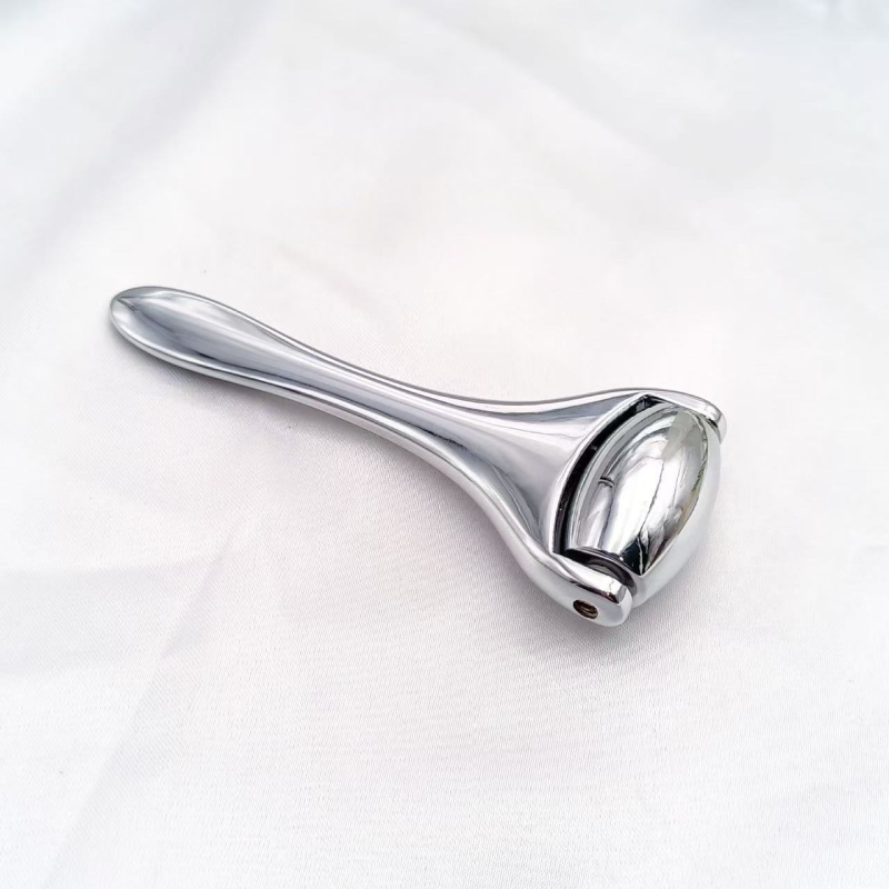 Rankinis metalinis akių kremo masažuoklis su lazdele kremui užtepti, masažo kamuolėlis, teigiamieji jonai, 1 greitis, namų naudojimui