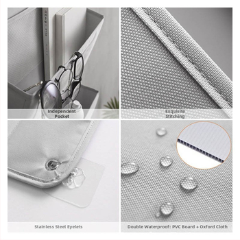 Sienas piestiprināms uzglabāšanas soma – Oxford audums, modelis 4063, daudzfunkcionāls organizētājs apakšveļai, zeķēm, kosmētikai un grāmatām
