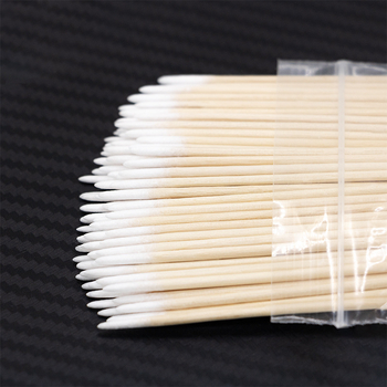 Διπλής όψεως βαμβακοφόρα μπατονέτα, μίας χρήσης εργαλείο ομορφιάς για τον καθαρισμό φρυδιών, μυτερά άκρα, καθαρή περιεκτικότητα 16 g