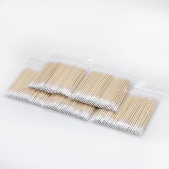 Διπλής όψεως βαμβακοφόρα μπατονέτα, μίας χρήσης εργαλείο ομορφιάς για τον καθαρισμό φρυδιών, μυτερά άκρα, καθαρή περιεκτικότητα 16 g