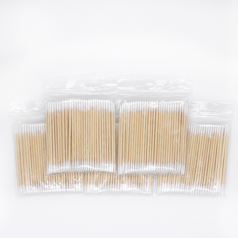 Διπλής όψεως βαμβακοφόρα μπατονέτα, μίας χρήσης εργαλείο ομορφιάς για τον καθαρισμό φρυδιών, μυτερά άκρα, καθαρή περιεκτικότητα 16 g