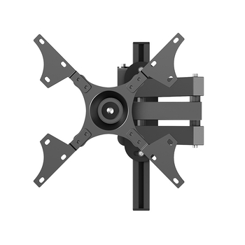 Monitoriaus laikiklis su pasukama ir teleskopine ranka – geležinis laikiklis, 15 kg apkrova, mechaninis valdymas