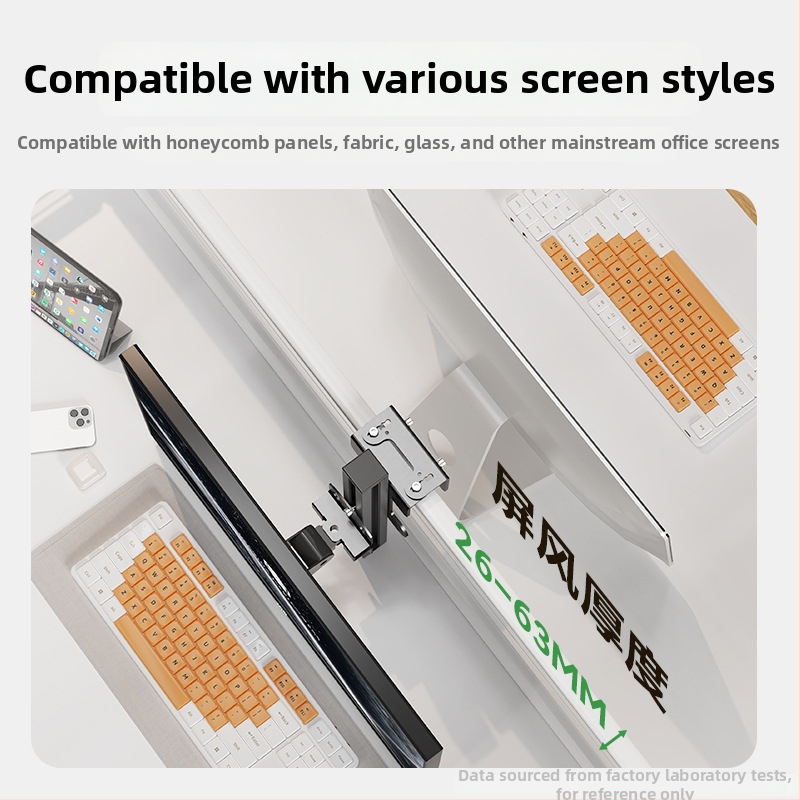 Monitoriaus laikiklis su pasukama ir teleskopine ranka – geležinis laikiklis, 15 kg apkrova, mechaninis valdymas