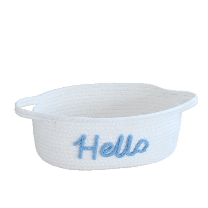 Pamutkötélből font tárolókosár | Többfunkciós rendező (50 db/csomag; tárolási lehetőségek)