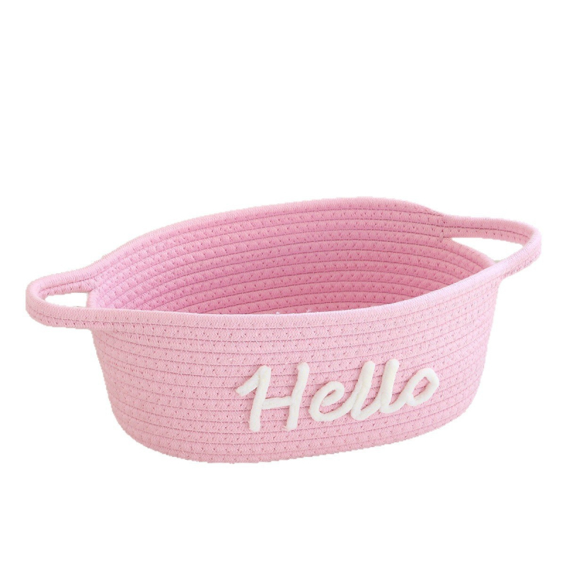 Pamutkötélből font tárolókosár | Többfunkciós rendező (50 db/csomag; tárolási lehetőségek)