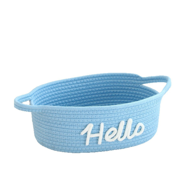 Pamutkötélből font tárolókosár | Többfunkciós rendező (50 db/csomag; tárolási lehetőségek)