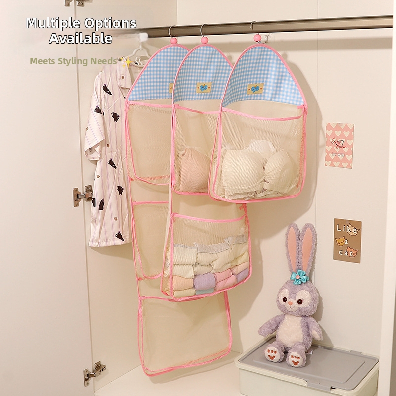 Seinasse riputatav pesu- ja sokkide hoiukott, cartoon musteriga, polüester; Bränd: Cute and Transparent; Tootekood: Lh126