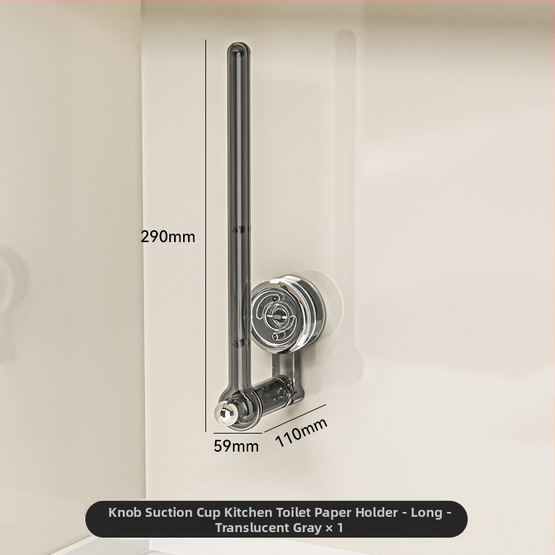 Siurbimo tipo virtuvės popieriaus laikiklis – plastmasinis, tinkamas ritinėliams popieriaus, daugiafunkcinis, šviesios prabangos stilius