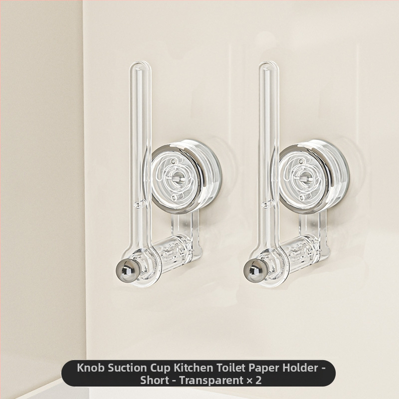 Siurbimo tipo virtuvės popieriaus laikiklis – plastmasinis, tinkamas ritinėliams popieriaus, daugiafunkcinis, šviesios prabangos stilius