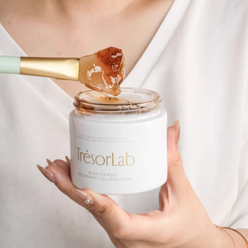 Tiyan Club krém-gél maszk hidratáló kollagénnel és fekete teával rózsával, 120 ml, normál bőrtípushoz, 3 éves szavatosság