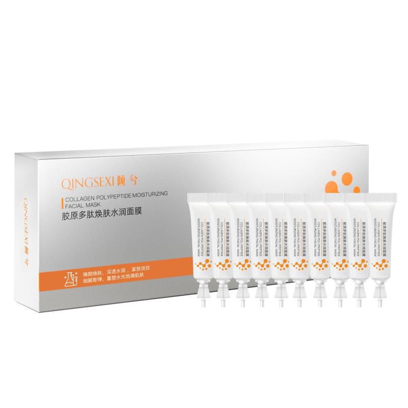 Qingxi Kollagénpeptid Hidratáló Peel-off Arcpakolás – 50 ml, Hidratálás, Feszesítés, Nyugtatás