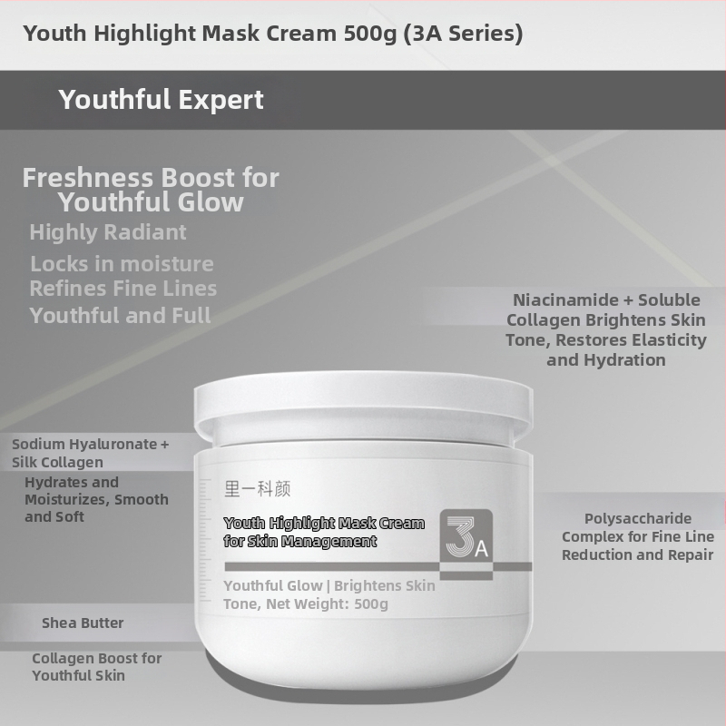 Krém-gél arcmaszk: pórusösszehúzó, hidratáló és világosító hatású; minden bőrtípusra; 500 ml; 3 éves eltarthatóság