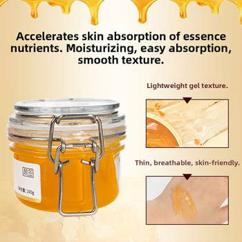 Királyi zselé és méz arcmaszk – tápláló, hidratáló, fényesítő; krém-gél maszk; nettó tartalom 869994929; minden bőrtípusra