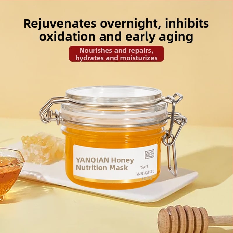 Királyi zselé és méz arcmaszk – tápláló, hidratáló, fényesítő; krém-gél maszk; nettó tartalom 869994929; minden bőrtípusra