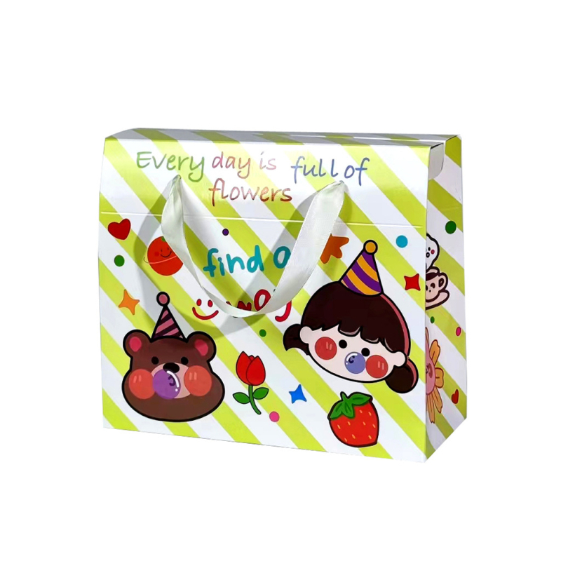 Vaikų dovanų dėžutė, modelis 007; kartoninė dovanų dėžutė; prekinis ženklas INYOU; dovanų įvyniojimas