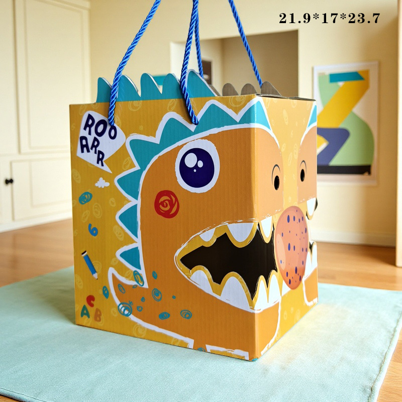 Vaikų dovanų dėžutė, modelis 007; kartoninė dovanų dėžutė; prekinis ženklas INYOU; dovanų įvyniojimas