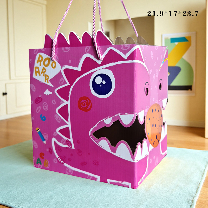 Vaikų dovanų dėžutė, modelis 007; kartoninė dovanų dėžutė; prekinis ženklas INYOU; dovanų įvyniojimas