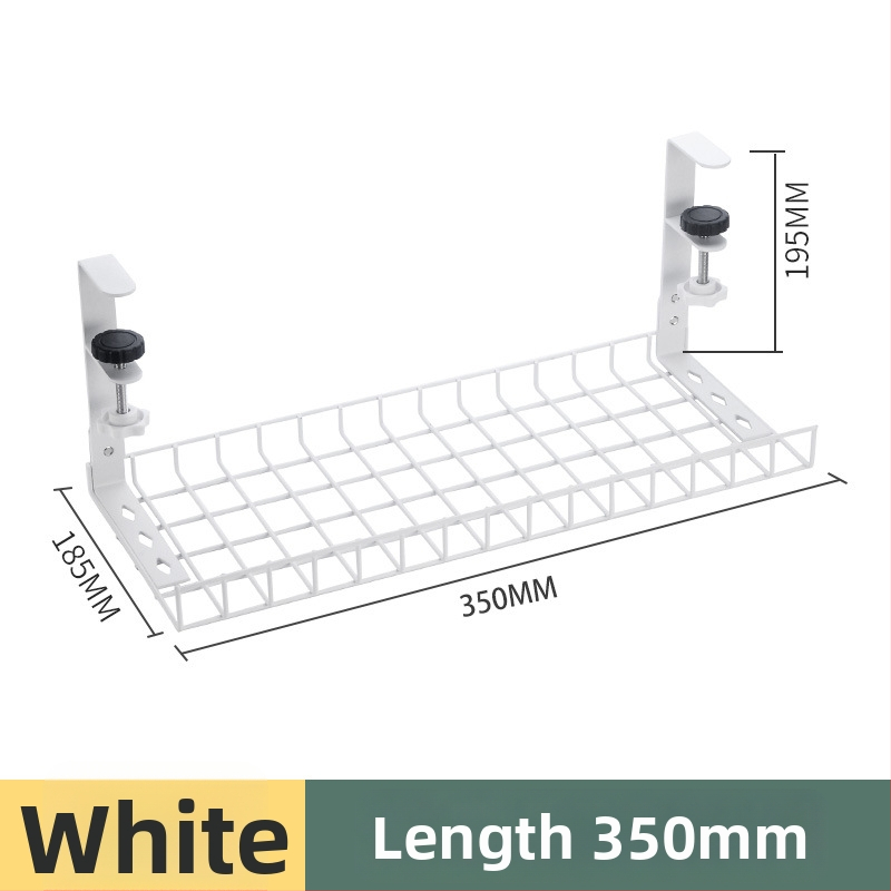 Po stalviršiu kabelių tvarkymo laikiklis, plieno konstrukcija, paprastas ir modernus stilius, darbalaukio saugojimui (Medžiaga: plienas; Stilius: paprastas ir modernus; Išleidimo laikas: 2013 vasara; Prekės ženklas: Three cats)