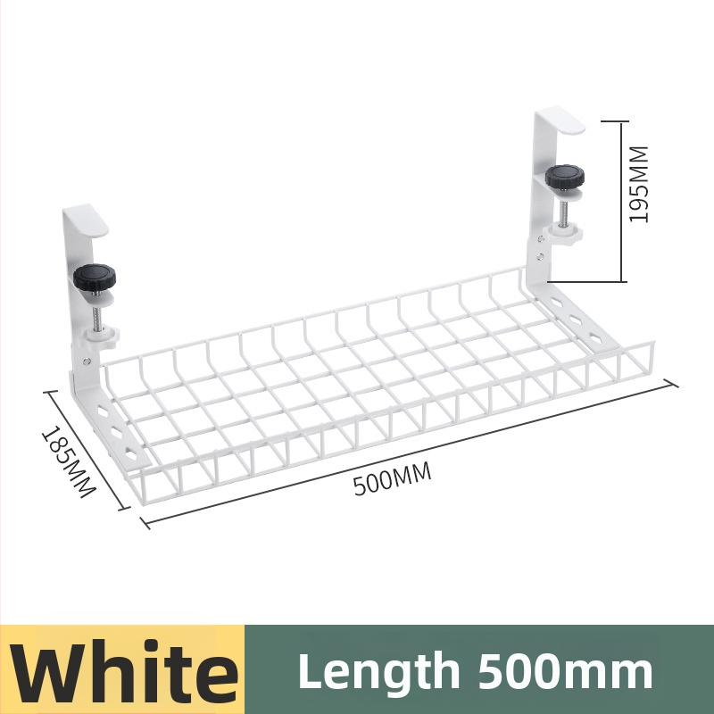 Po stalviršiu kabelių tvarkymo laikiklis, plieno konstrukcija, paprastas ir modernus stilius, darbalaukio saugojimui (Medžiaga: plienas; Stilius: paprastas ir modernus; Išleidimo laikas: 2013 vasara; Prekės ženklas: Three cats)
