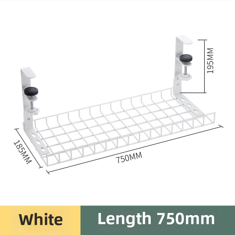Po stalviršiu kabelių tvarkymo laikiklis, plieno konstrukcija, paprastas ir modernus stilius, darbalaukio saugojimui (Medžiaga: plienas; Stilius: paprastas ir modernus; Išleidimo laikas: 2013 vasara; Prekės ženklas: Three cats)