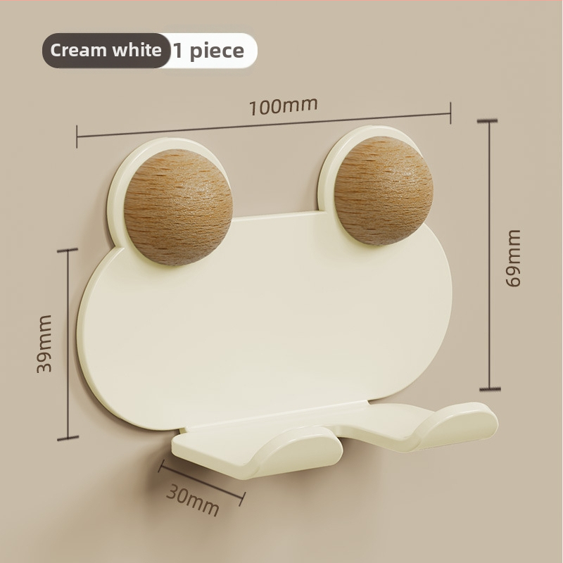 Sienas stiprināms metāla kabelu organizētājs ar vienu āķi virtuves kabeliem