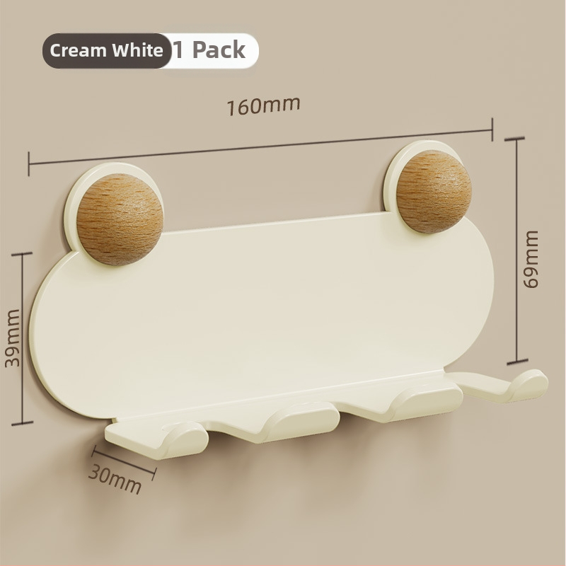 Sienas stiprināms metāla kabelu organizētājs ar vienu āķi virtuves kabeliem