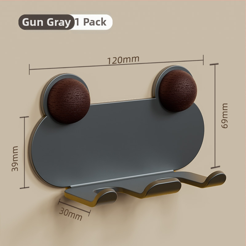 Sienas stiprināms metāla kabelu organizētājs ar vienu āķi virtuves kabeliem