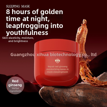 Öömask raudse ženšenni ekstraktiga – kreem-geel mask, 100 ml, kõikidele nahatüüpidele; niisutamine, heledus, pehmus