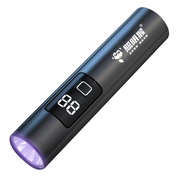 Dārzeņu UV atklāšanas pildspalva, 365 nm, ar digitālo displeju un LED lukturi – uzlādējams, 240–350 lm, ūdensizturīgs