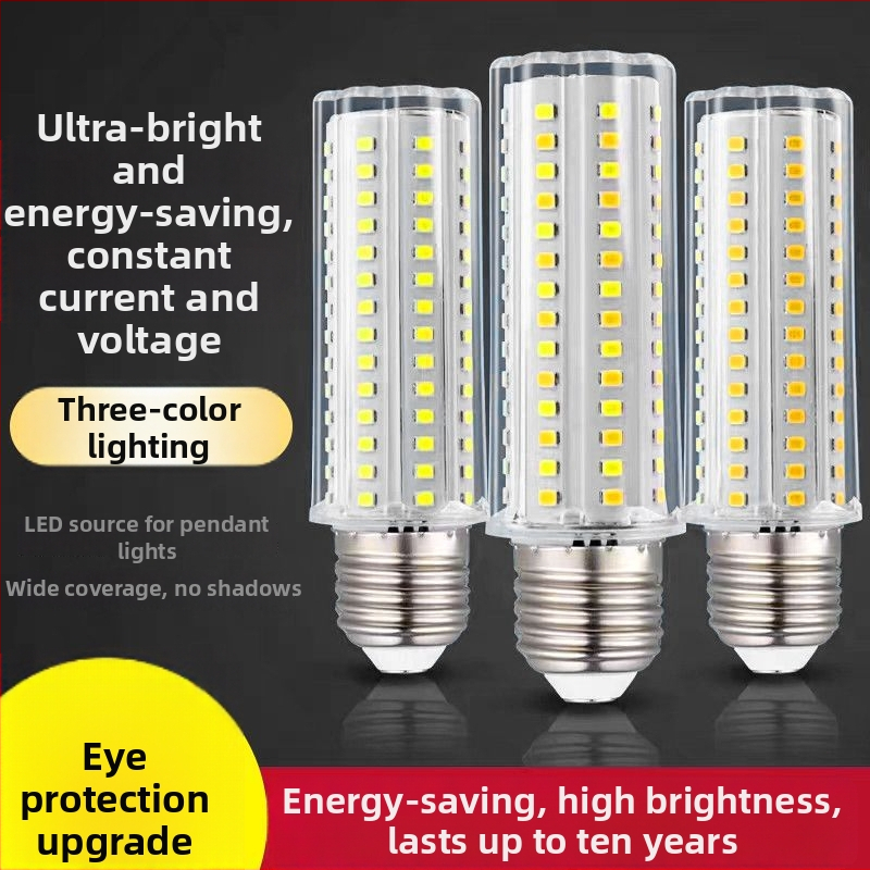 LED kukurūzų lemputė – akių apsauga, be mirgėjimo, 20W • 112 LED • 2000 lm • 360° spindulys • E27 lizdas