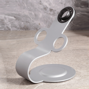 Dyson hajszárító tartó és tároló – fúrás nélküli asztali szerelés, szénacél, többfunkciós barber műhelyhez