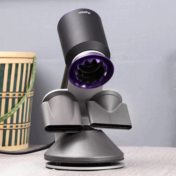 Dyson hajszárító tartó és tároló – fúrás nélküli asztali szerelés, szénacél, többfunkciós barber műhelyhez