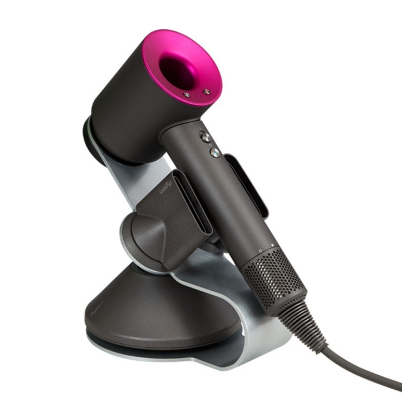 Dyson hajszárító tartó és tároló – fúrás nélküli asztali szerelés, szénacél, többfunkciós barber műhelyhez