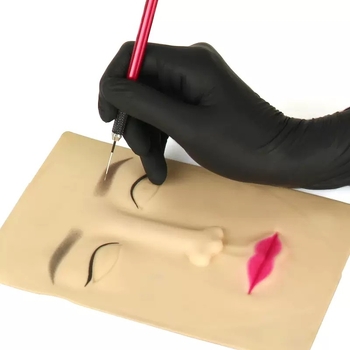 Mănuși de protecție de unică folosință - latex, pentru frumusețe și tatuaj semi-permanent, utilizare generală (50 buc.)