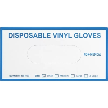 Mănuși de protecție de unică folosință - latex, pentru frumusețe și tatuaj semi-permanent, utilizare generală (50 buc.)