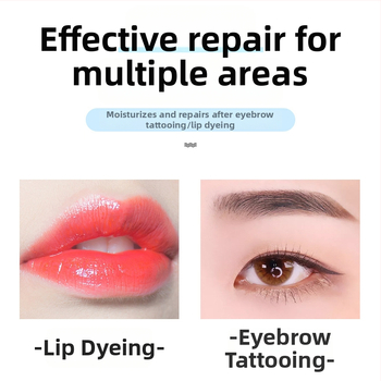 Pusiau nuolatinis tatuiruočių taisymo gelis antakiams, akių linijai ir lūpoms; valymo kremas