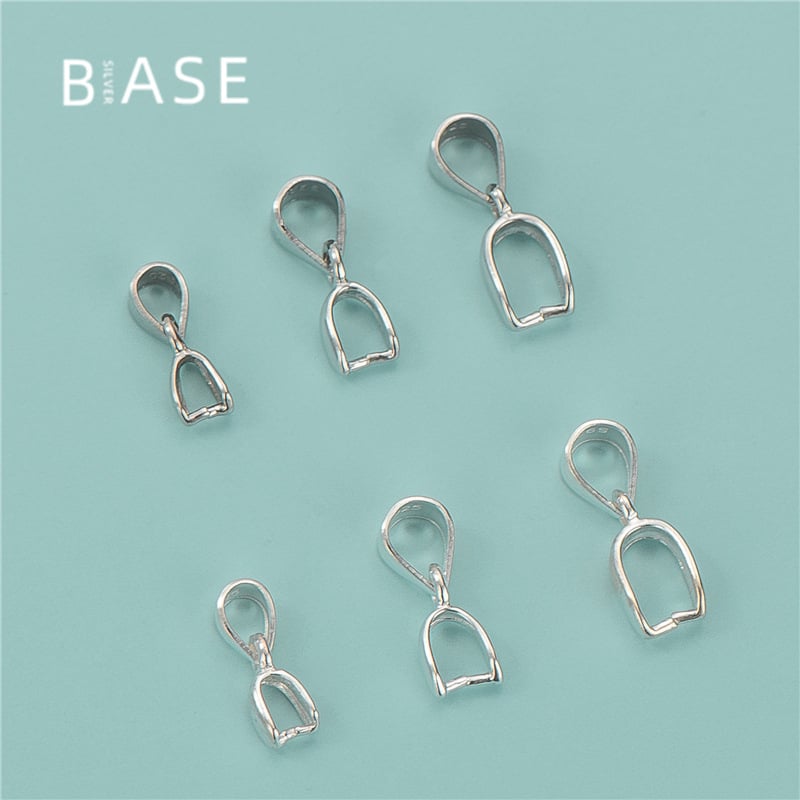 S925 sudraba kulona sprādze – rotaslietu aizdare, elektroplēšana, 925 tīrība, DIY kulona sastāvdaļa