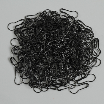 Tikvų formos vintage drabužių etikečių smeigtukai - metalinė viela, Universal, 1000 vnt. pakuotėje