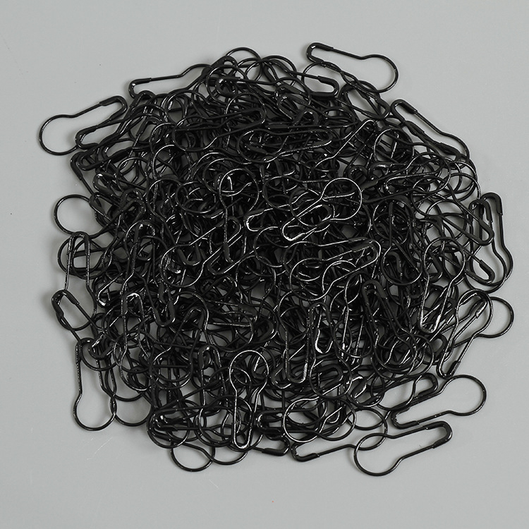 Tikvų formos vintage drabužių etikečių smeigtukai - metalinė viela, Universal, 1000 vnt. pakuotėje