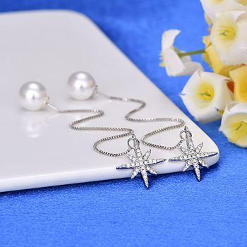 Qiao Lanxuan vaskastest kõrvarõngad tähekujuline, elektroplaaditud, 2022. aasta talv