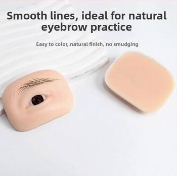 5D stereo modelis antakiams ir akims, su akimis, minkštas silikonas pratimams ir grafting