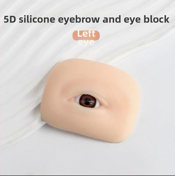 5D stereo modelis antakiams ir akims, su akimis, minkštas silikonas pratimams ir grafting